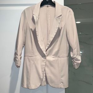 Oversized Trendy Blazer - Light Pink